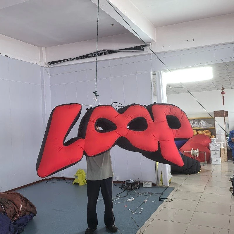Logo 3D gonflable
